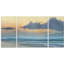 A Premium Blue Horizon - Ensemble de 3 reproductions sur toiles tendues-457886722