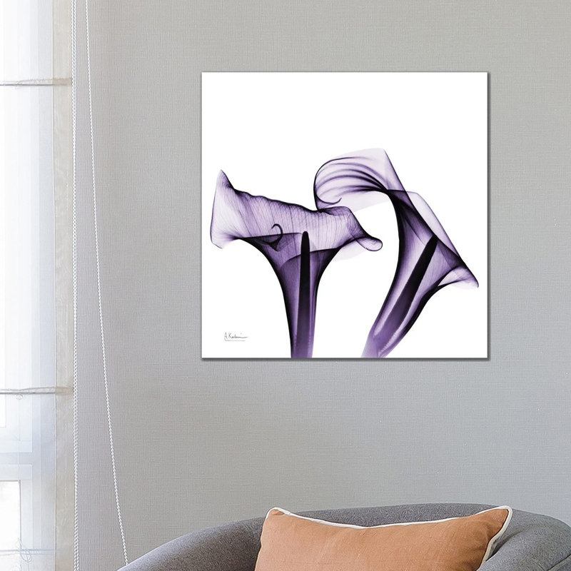 Calla Lilies I by Albert Koetsier - Wrapped Canvas Painting, 66cm H x 66cm W