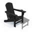 Fauteuil Adirondack pliant inclinable avec foyer et repose-pieds coulissant en PEHD (lot de 2)-953936808-953936810