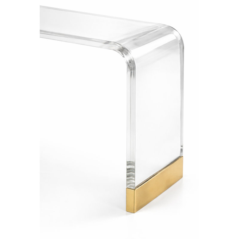 Demujertz Clear Acrylic Console Table