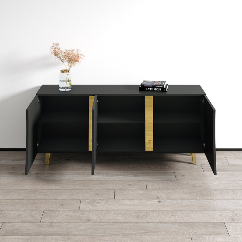 Buffet 59,1 po Auberon, Noir