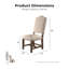 Chaise d'appoint rembourrée Joyce