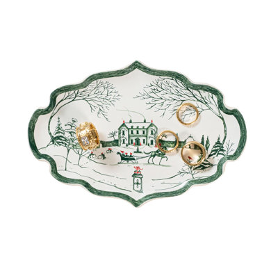 Country Estate Winter Frolic Tray