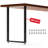 Aadirath Anaisabel Square Black Metal Dining Table Legs