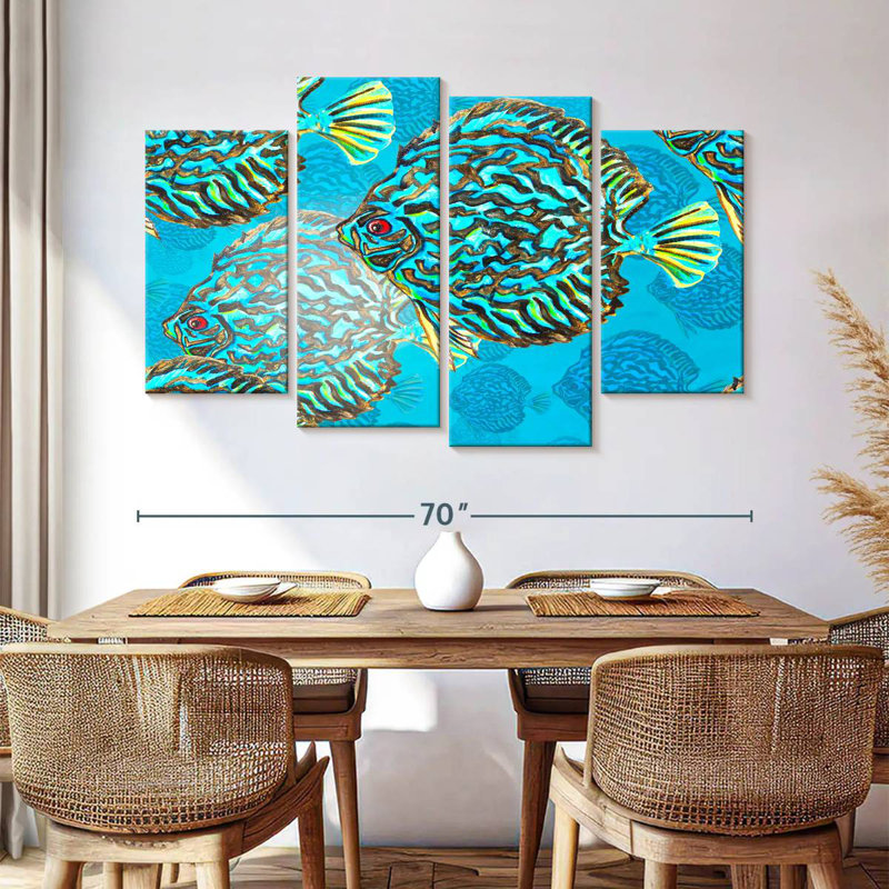 Poissons discus Brampt, H 42 po x l 68 po