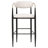 Tina Fabric Upholstered Bar Chair Beige (Set of 2)-1624050182-1677348529