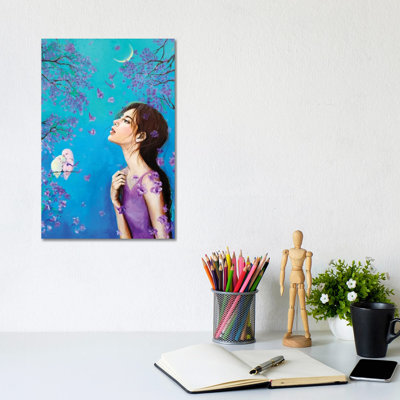 Nostalgia: Jakarandas by Eury Kim - Wrapped Canvas Print
