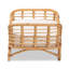 Lit pour animal de compagnie en rotin brun moderne avec coussin Modern Bohemian