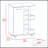 Bartlet 2-Shelf 6-Bottle Bar Cart with Enclosed Cabinet and Lockable Casters, Perfect for Home Entertainment and Storage-1191048816