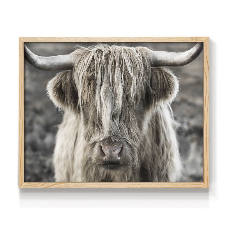 Highland Skye -Framed Print - Restickable, Natural, 11" H x 14" W