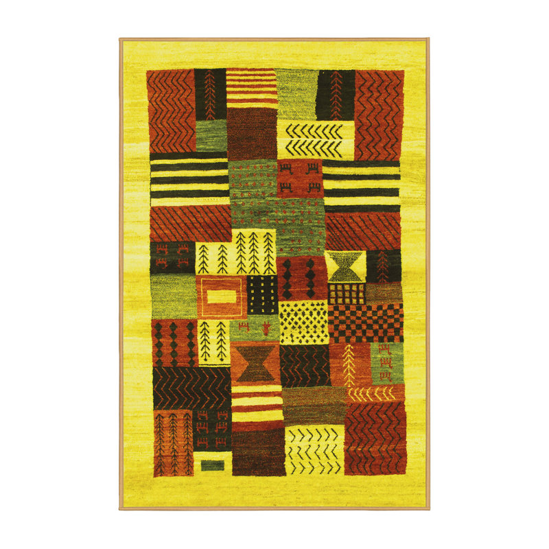 Performance Patchwork Indoor Rug, Rectangle 2' x 3'