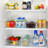Zulay Kitchen 4 Pack Medium Clear Fridge Organizers And Storage