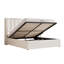 Upholstered Platform Bed with Hydraulic Lift-Up Storage and Channel-Tufted Headboard-132043111-135770397