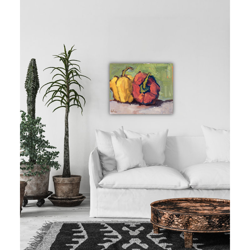 by John Beard, 22" H x 26" W x 2" D, Brown Floater Framed