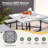 Biaca 8 - Person Patio Dining Set with Square Table-1734205027