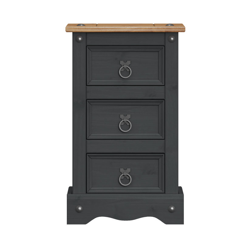 Chiasson 35cm W Solid Wood Bedside Table