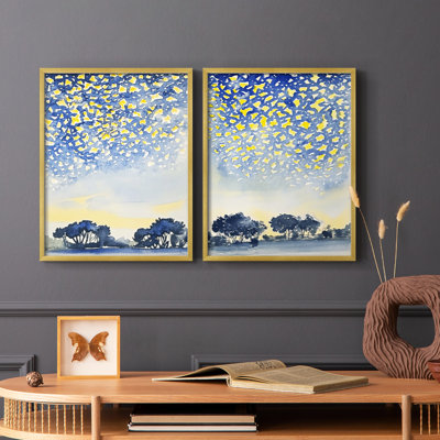 ABSTRACT Series DCCVVII - Reproduction encadrée de qualité supérieure - prête à être accrochée - aucun clou requis - aucun clou requis