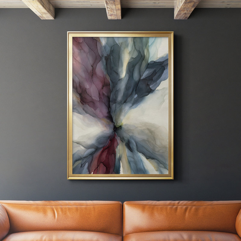 Reproduction encadrée sans titre de qualité supérieure - prête à être accrochée, Or, H 42,5 po x l 30,5 po x P 1 po