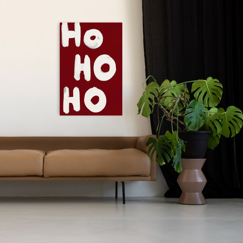 Hohohono02, impression d'art classique classique abstrait d'hiver, 48" H x 32" W