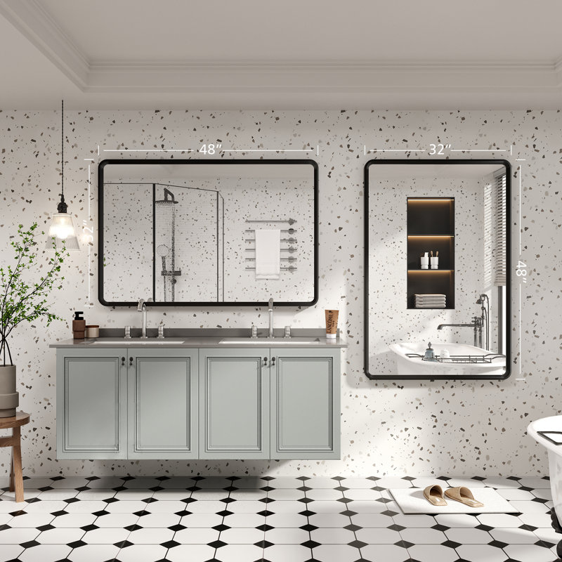 Miroir de meuble-lavabo mural Molly, 48 po x 32 po