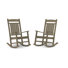 Chaise berçante d'extérieur en plastique Catelyn