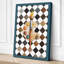 Artist's Palette in Repose Geometric - Wrapped Canvas-177024548-177024550