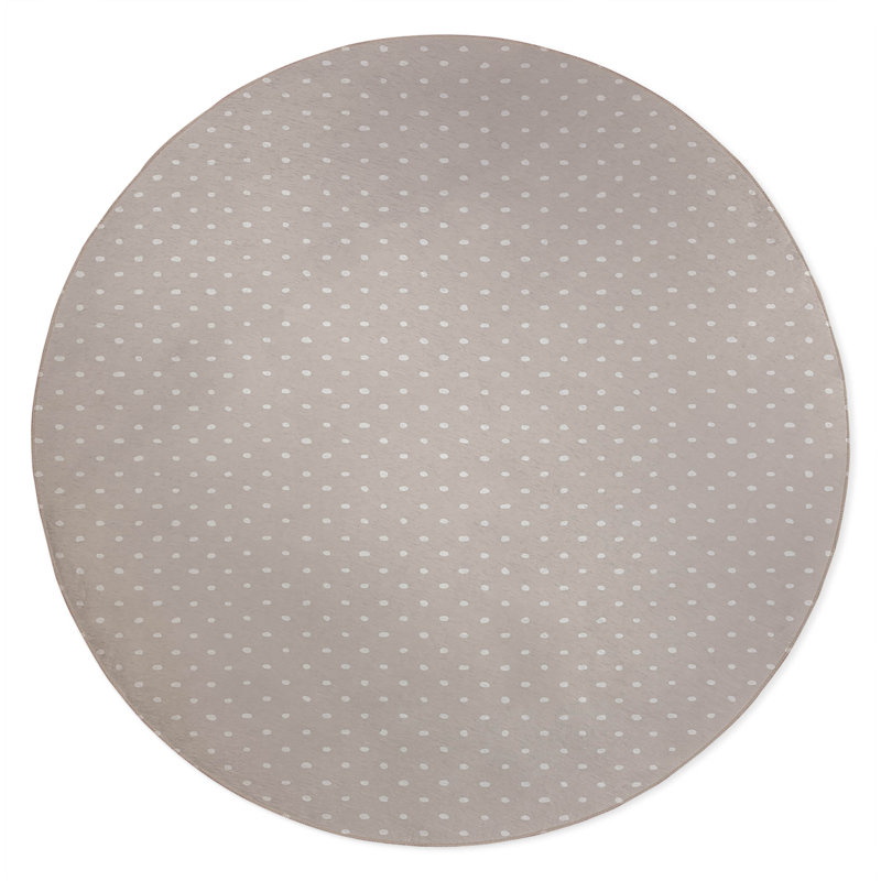 Tapis d'extérieur antidérapant Teeny, Rond 5 pi