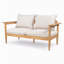 Causeuse d'extérieur en bois d'acacia Terassi