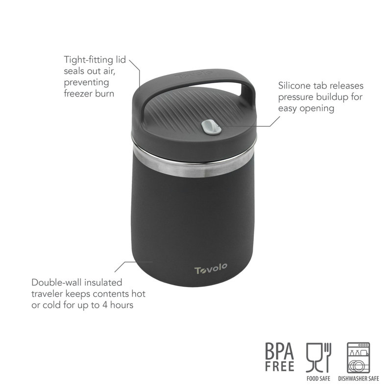 Stainless Steel Traveler, Charcoal
