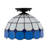 Hanson Glass Semi Flush Mount