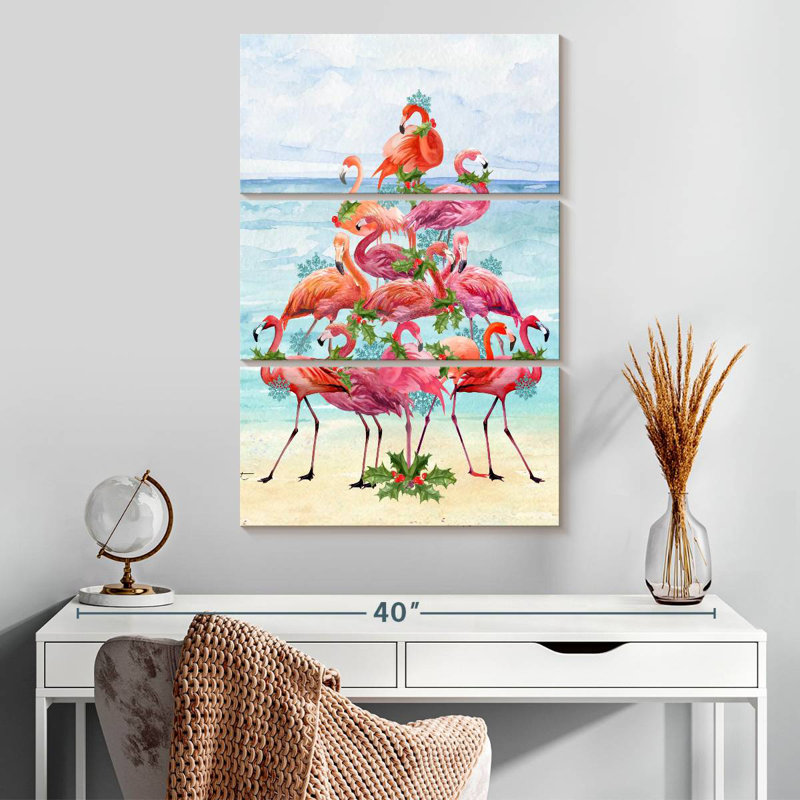 Flamants de Noël Brampt Coastal II, H 32 po x l 20 po