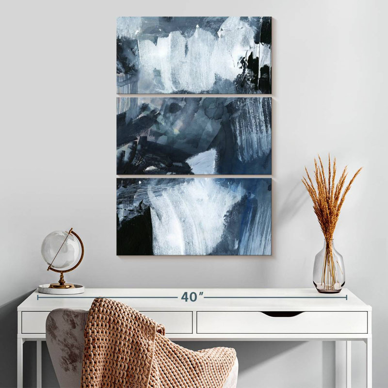 Avery Composition In Blue II, 32" H x 20" W