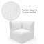 Fauteuil de coin intérieur / extérieur Praia Sunbrella® Bouclé