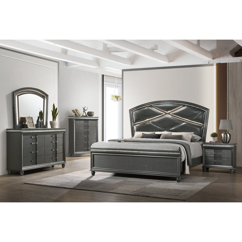 Upholstered Standard Bed