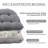 Chair Cushions For Dining Chairs,  Indoor/Outdoor Waterproof Chair Seat Pads, 15.5"X15.5"X4"-1771255588-1771255586