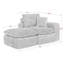 Canapé modulaire en forme de L de 107 po avec deux repose-pieds mobiles pour le salon-467749143-467749161