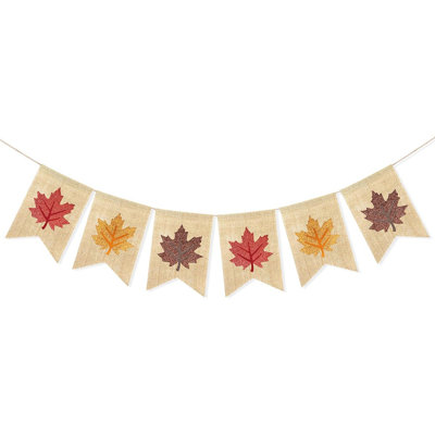 Bannière, guirlande, décorations d'automne pour foyer, récolte d'automne, bruant suspendu, fête de l'Action de grâce, décorations de mariage intérieur et extérieur