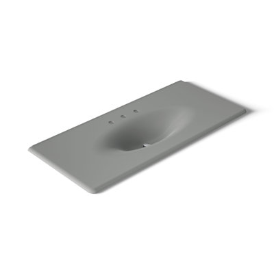 Plateau de meuble-lavabo simple 50 po Iron Impressions®
