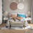 Kerttu Linen Upholstered Storage Bench-1524097319