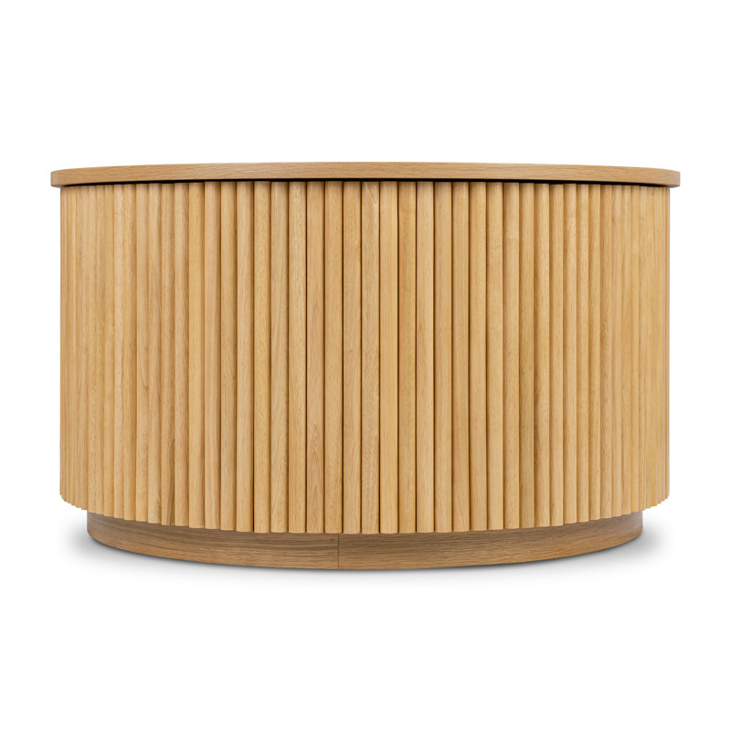 Ronda Storage Coffee Table, Tan