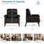 35” Wide Modern High Back Armchair-1583938207