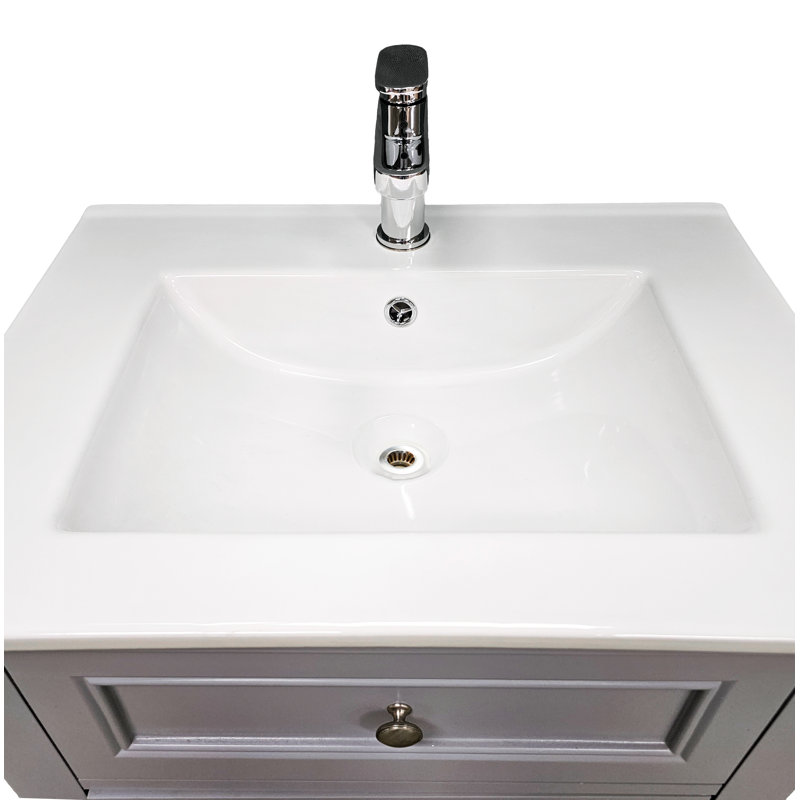 Ensemble de meuble-lavabo simple 24 po 24 po