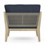 Chaise de patio avec coussins 