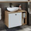 Lotus Bathroom Vanity Unit with Ceramic Washbasin / Sink 65cm-1917649490