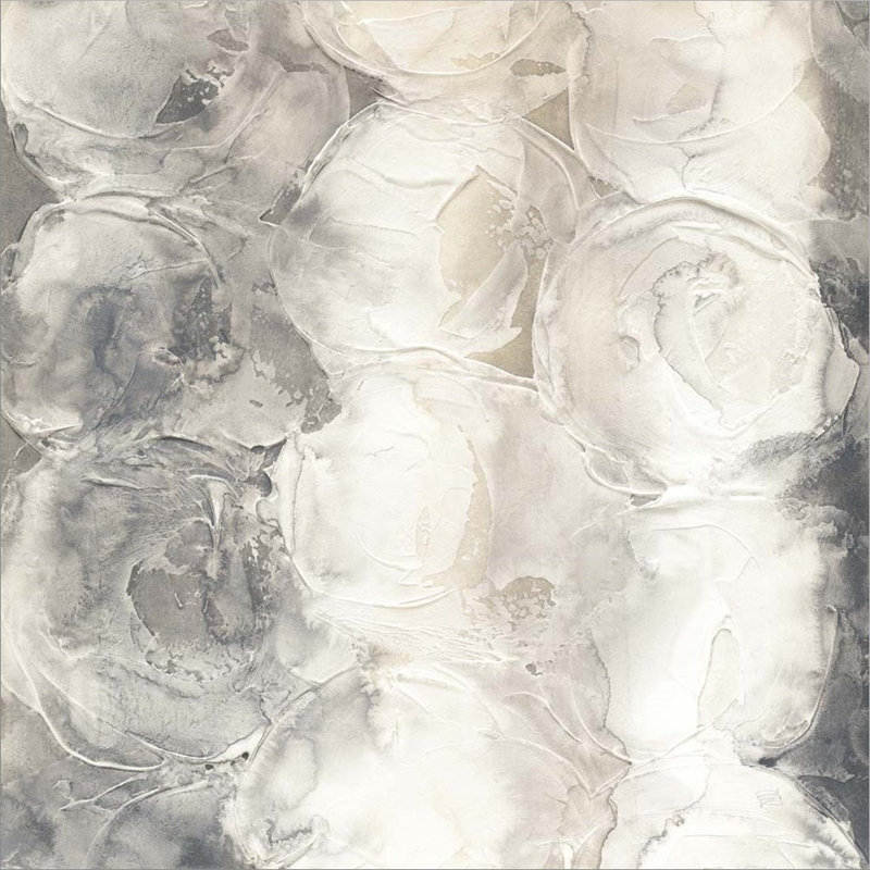 «Gray Circles I» par Chris Paschke, art mural encadré