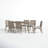 Ojai 66'' Rectangular 6 - Person Outdoor Dining Set with Armless Dining Chairs