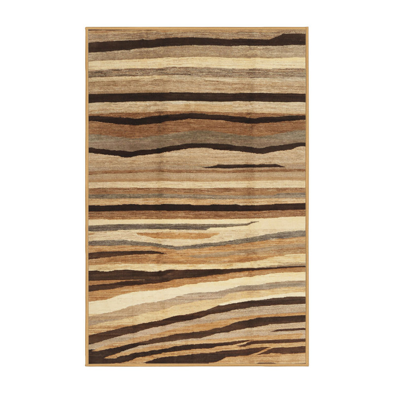 Tapis gris / beige Jaye, Rectangle 5 pi x 7 pi