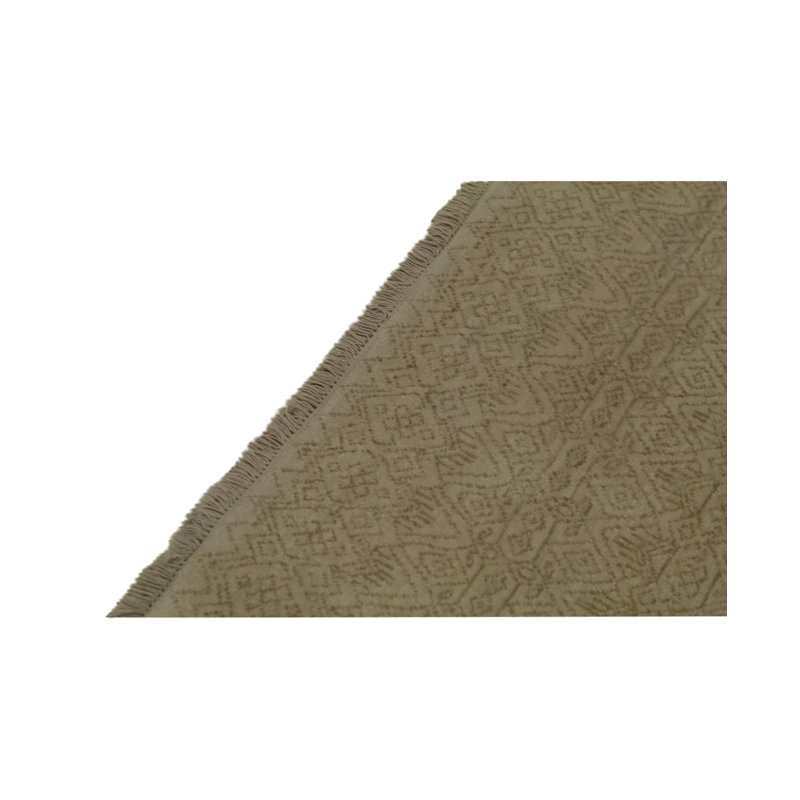 Tapis ivoire et beige noué à la main de haute qualité