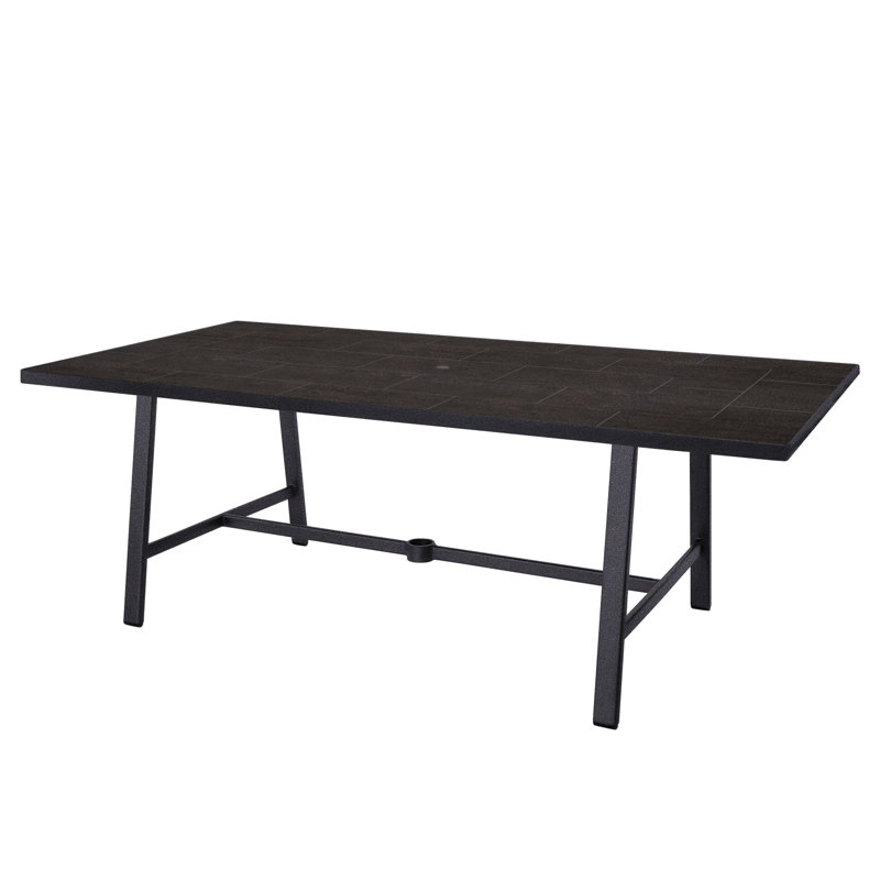 Marin Outdoor Rectangle Dining Table, Urban Shift, Graphite