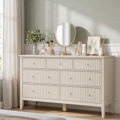 Commode 7 tiroirs Philomena, l 53,1 po